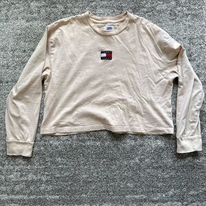 Tommy Hilfiger Light Tan Crew Neck Tee